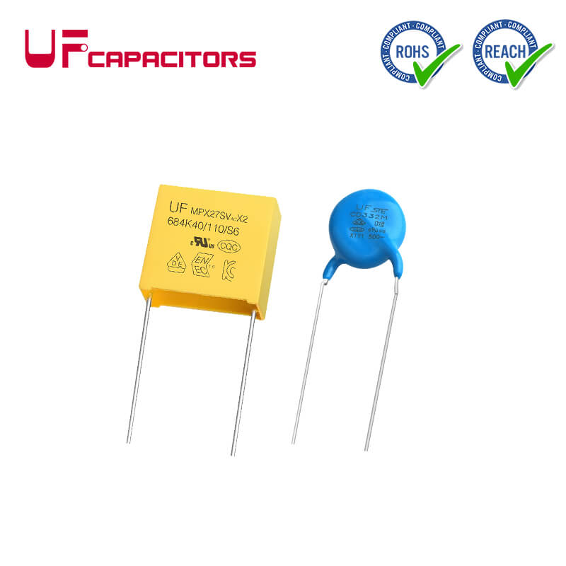 Safety capacitors Y1,Y2 X2